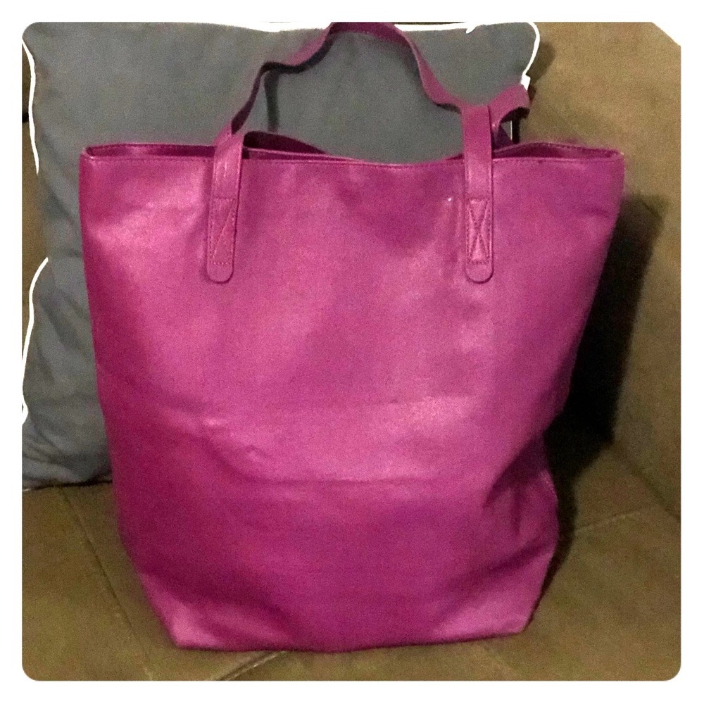 Plum Purple Tote NWOT